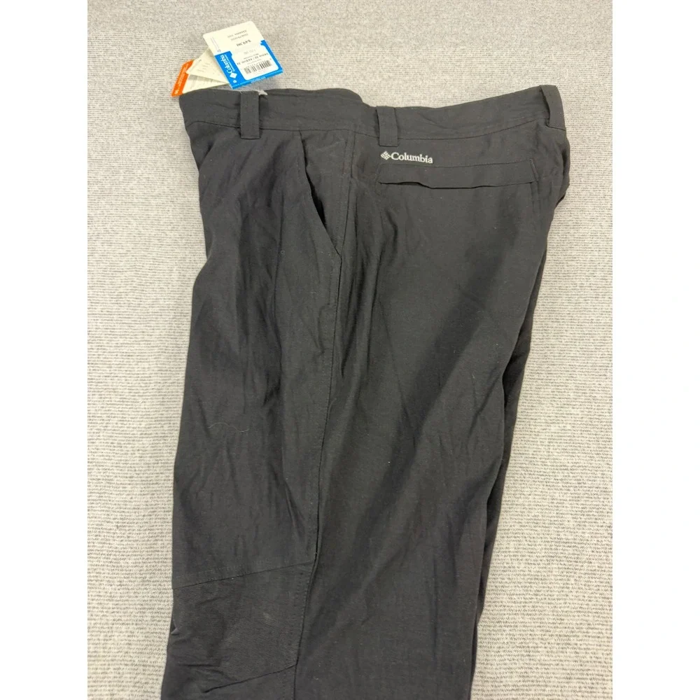 Columbia Jasper Butte Mens 34x32 Black Omni-Shield Hiking Pants XM9004-010 NEW